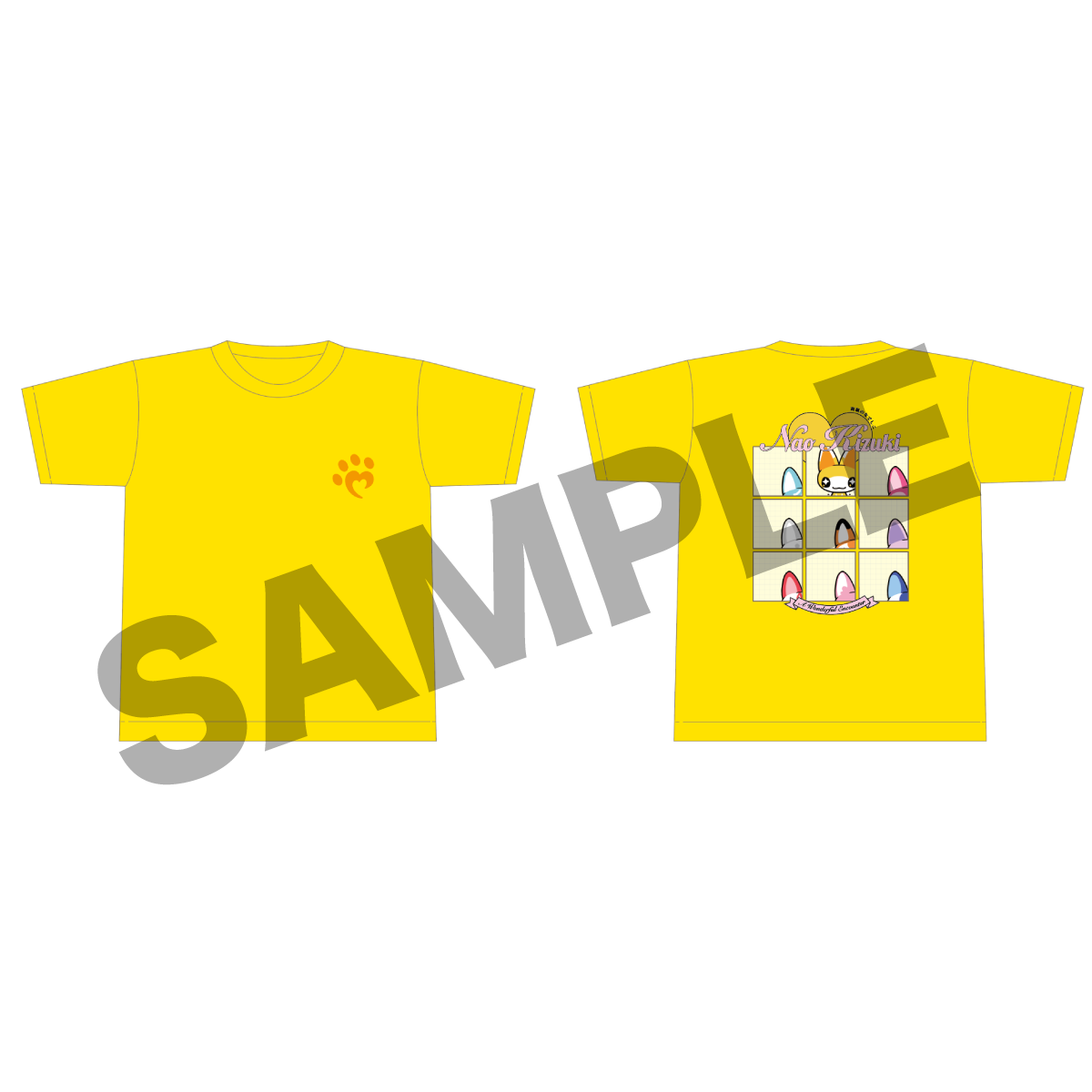 メンバーカラーTシャツ(A Wonderful Encounter ver.)