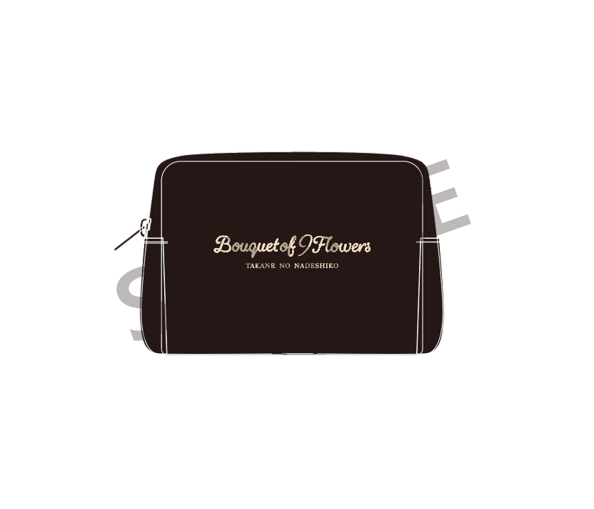 ファニーポーチ キャンバスファスナーポーチ（Bouquet of 9 Flowers ver.） – 高嶺の