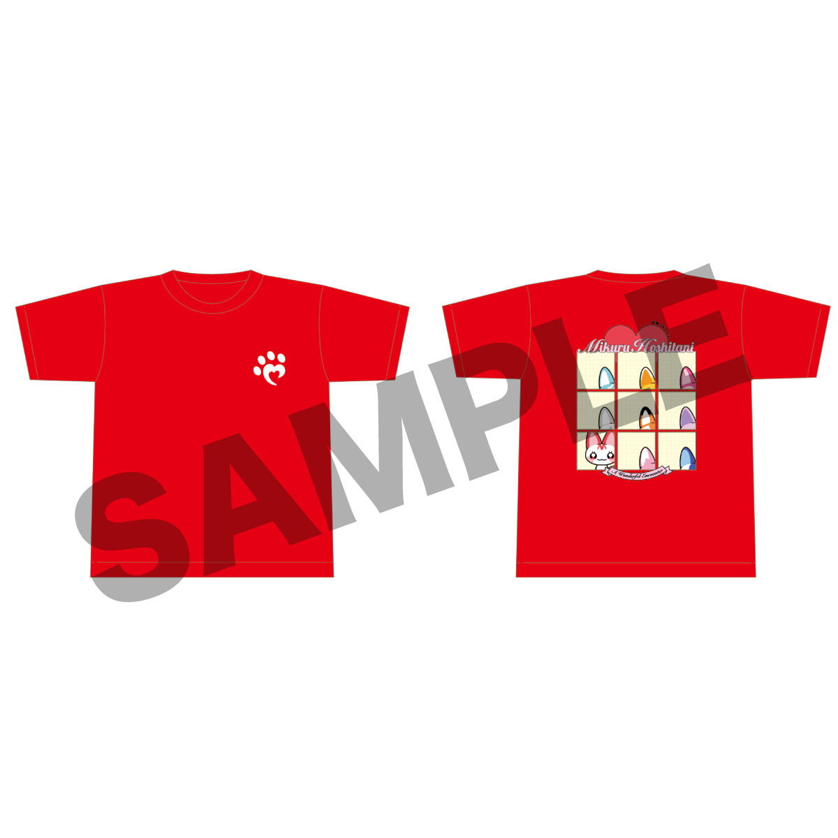 メンバーカラーTシャツ(A Wonderful Encounter ver.)