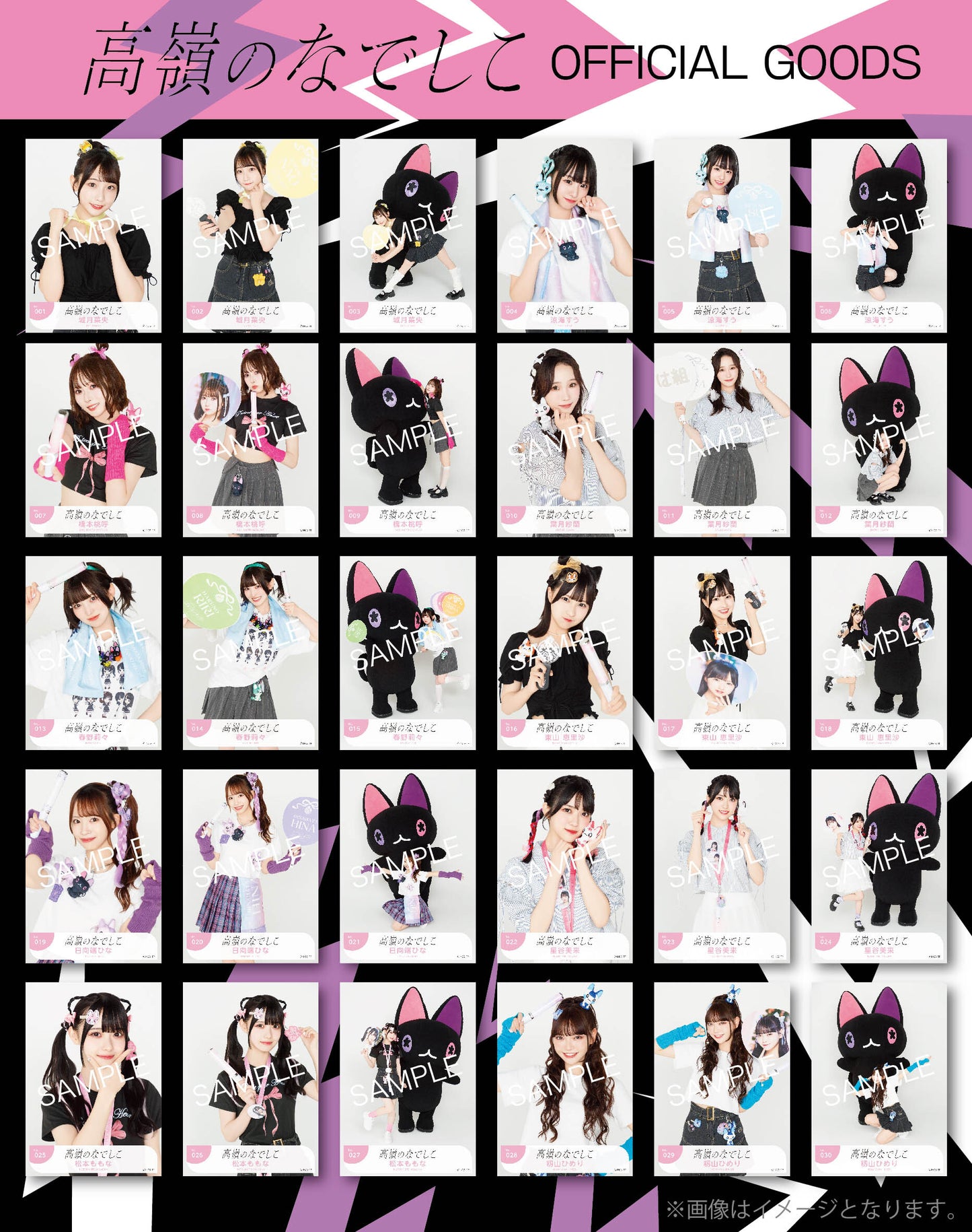生写真セット(ライブ女子ver.)