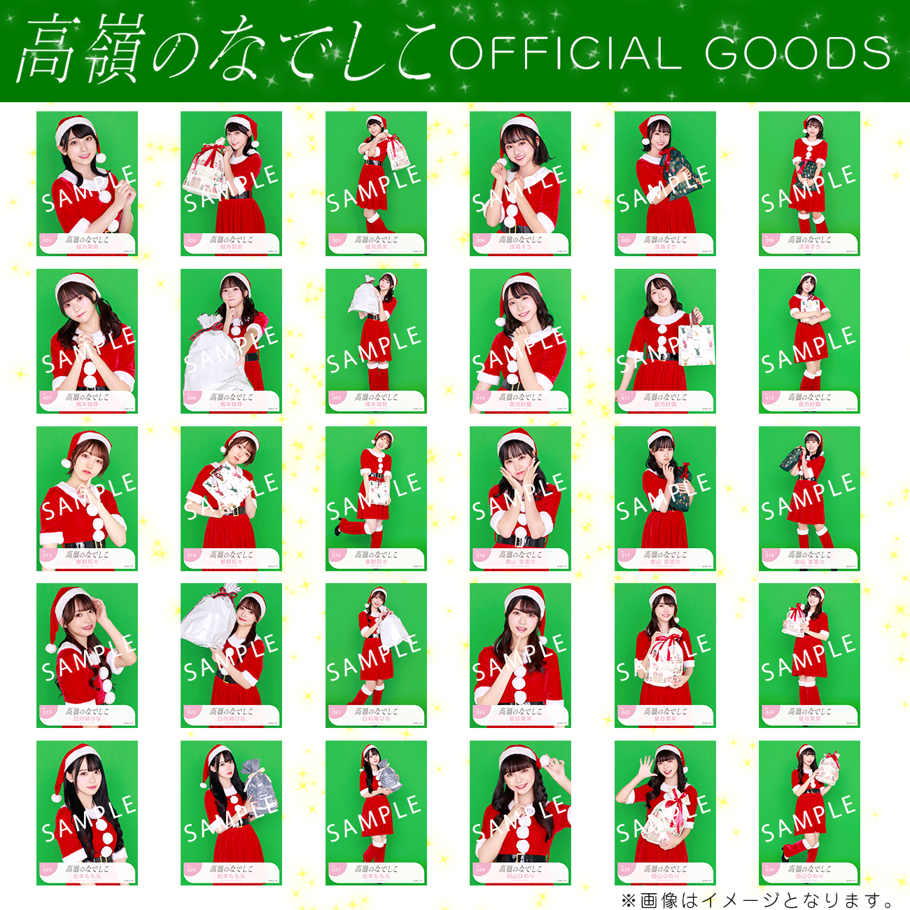 生写真セット(2022サンタver.)
