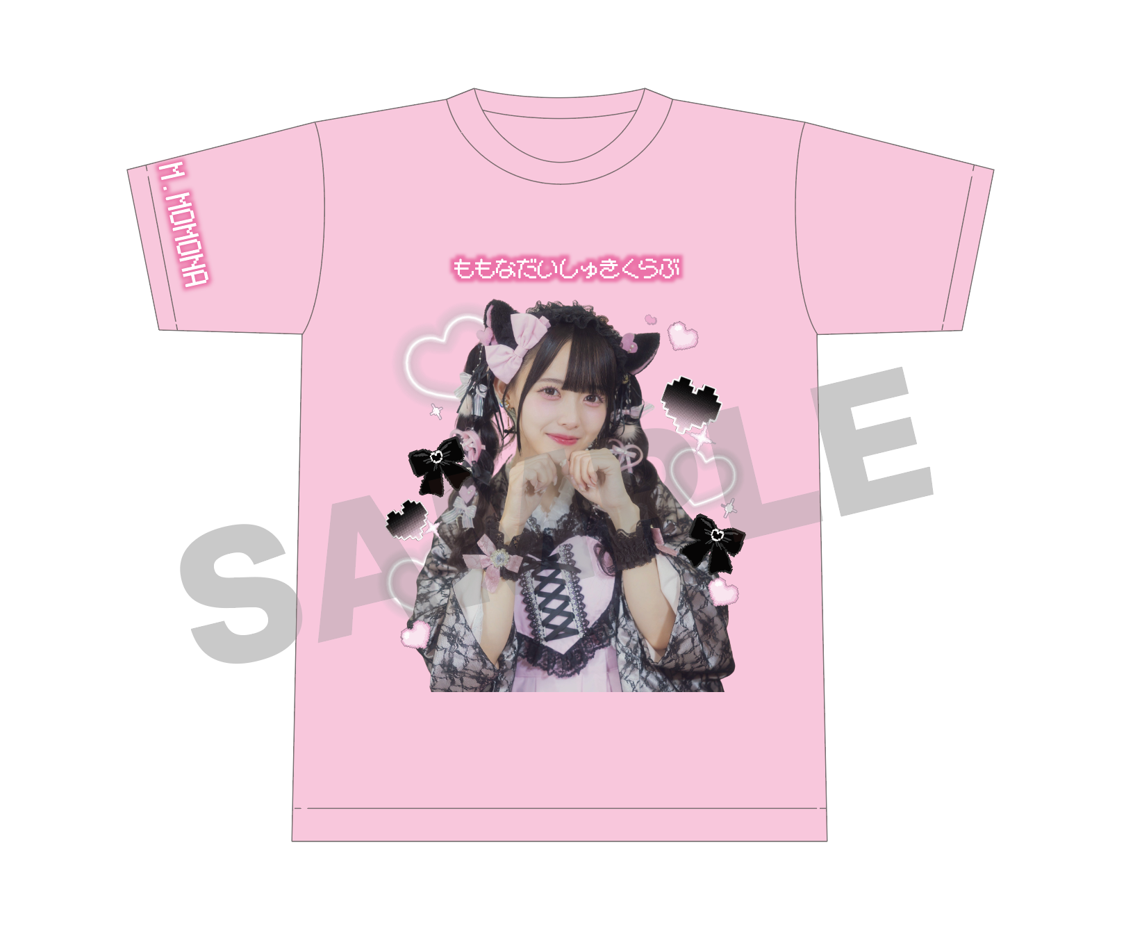 高嶺のなでしこ　松本ももな　ももぽにゃんTシャツ 🎀ぽしにゃんT🐈‍⬛ – 高嶺のなでしこ Official SHOP