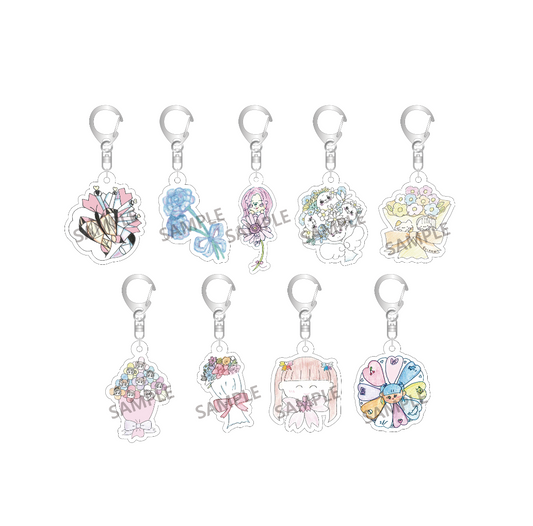 個別お花アクキー（Bouquet of 9 Flowers FINAL ver.）