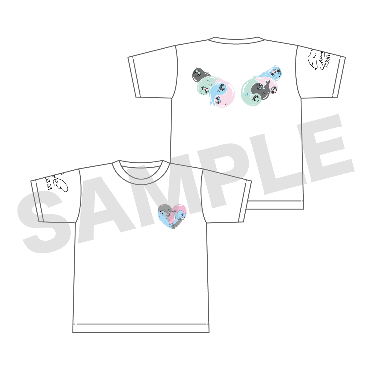 2026年葉月紗蘭生誕びっきゅTシャツ