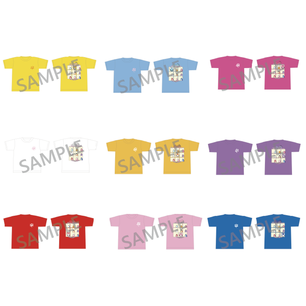 メンバーカラーTシャツ（A Wonderful Encounter ver.）